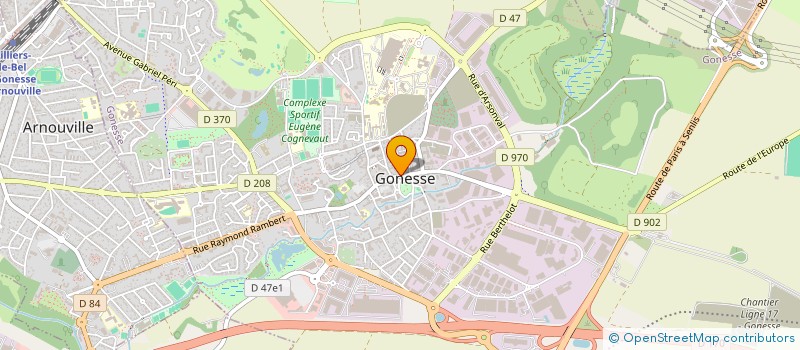 localisation de l'entreprise MADAME KATOMPA MASENGU à GONESSE