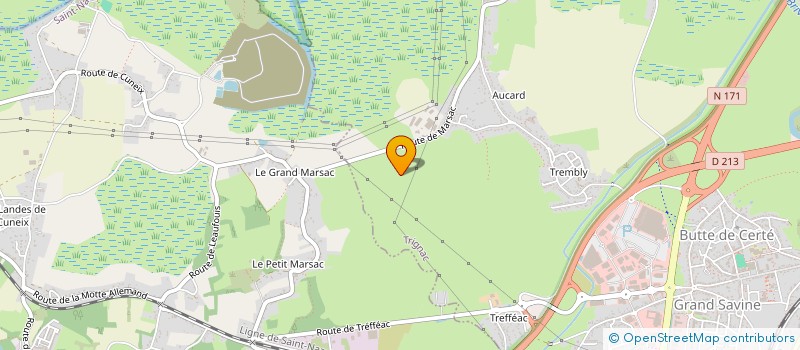 localisation de l'entreprise MADAME KATR ENNADA GHARSA  TRIGNAC