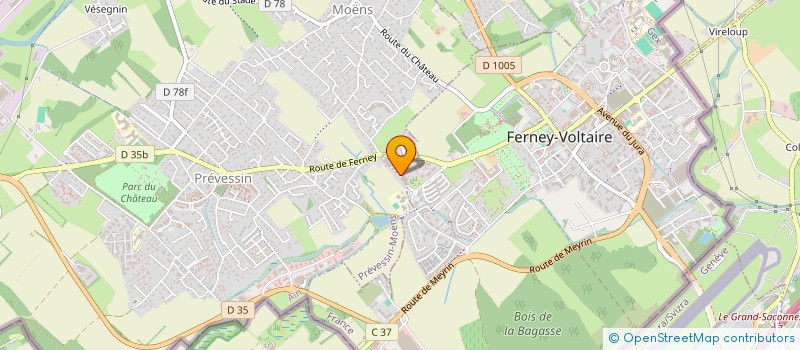 localisation de l'entreprise MADAME KATRIEN BEECKMAN à FERNEY-VOLTAIRE