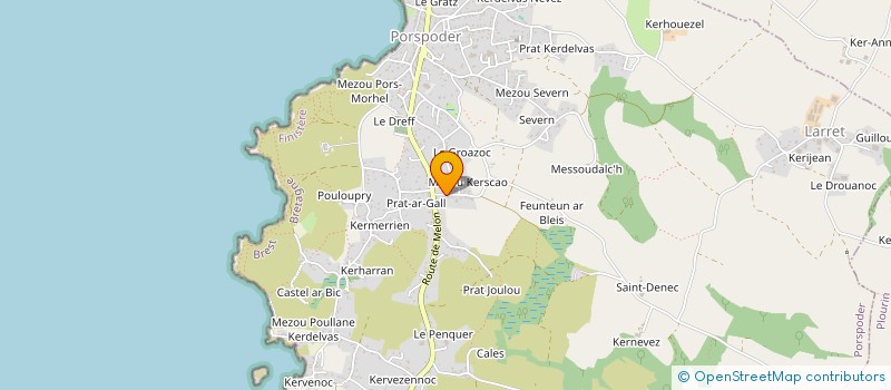 localisation de l'entreprise MADAME KATRINA PELLE  PORSPODER