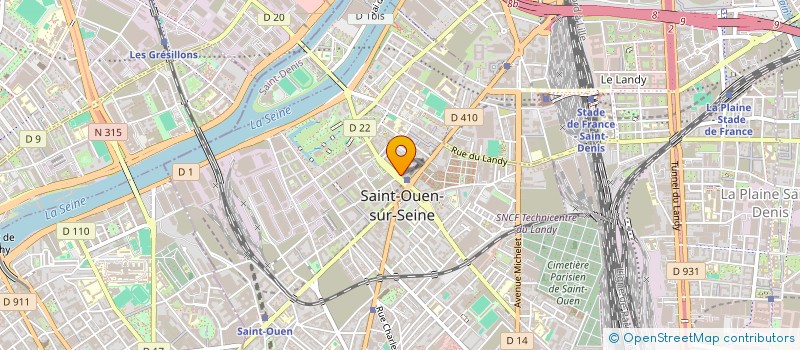 localisation de l'entreprise MADAME KATRINA PERTIERRA ZALDARRIAGA à SAINT-OUEN-SUR-SEINE