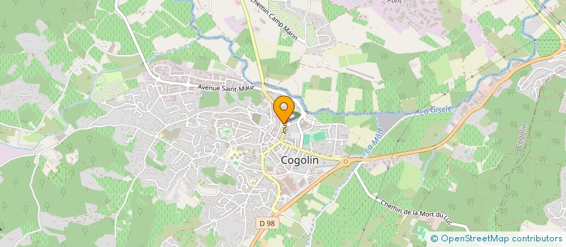 localisation de l'entreprise MADAME KATRIONA RYAN à COGOLIN