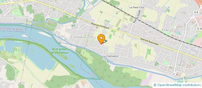 localisation de l'entreprise MADAME KATSIARYNA MILIUKOVA à CHECY