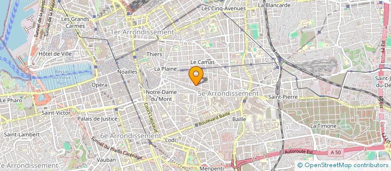 localisation de l'entreprise MADAME KATSIARYNA SHAHAVA  MARSEILLE