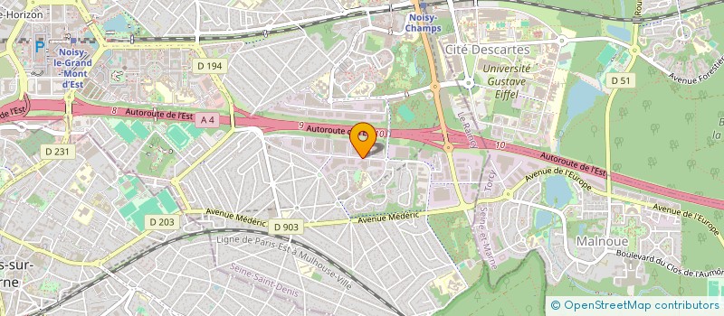 localisation de l'entreprise MADAME KATSIARYNA ZAKHARAVA  NOISY-LE-GRAND