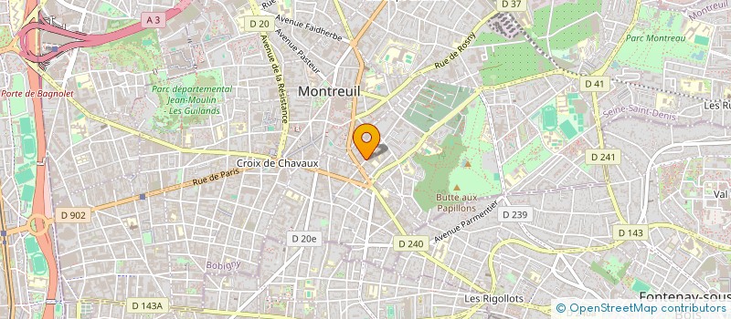 localisation de l'entreprise MADAME KATSUKI NAKATA  MONTREUIL