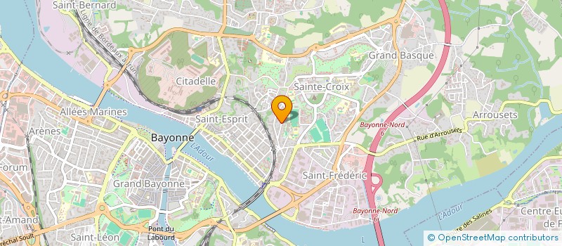 localisation de l'entreprise MADAME KATTALIN ETCHEBERRY à BAYONNE