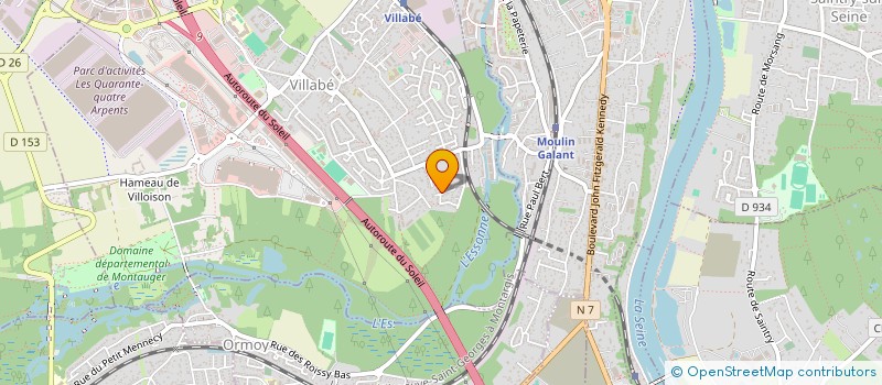 localisation de l'entreprise MADAME KATTY AVRIL  VILLABE