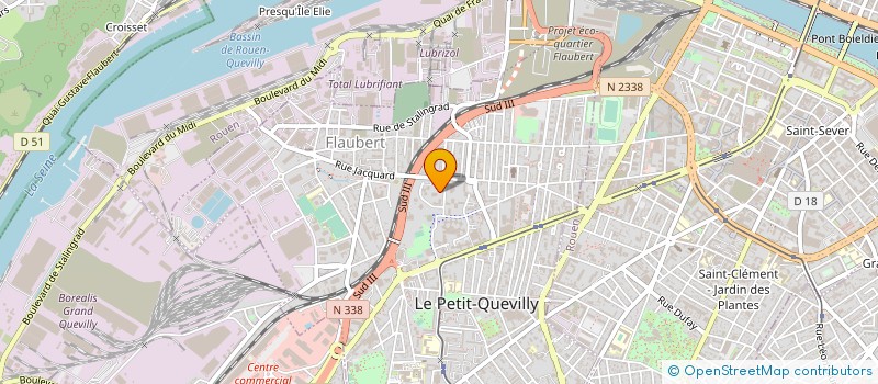 localisation de l'entreprise MADAME KATTY BORDEAU  LE PETIT-QUEVILLY