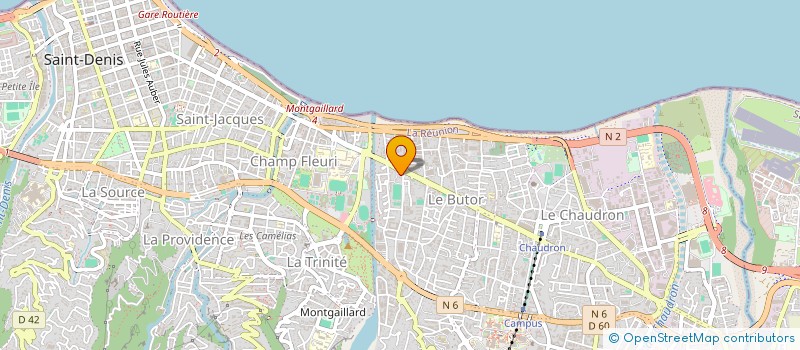 localisation de l'entreprise MADAME KATTY JASMIN  SAINT-DENIS