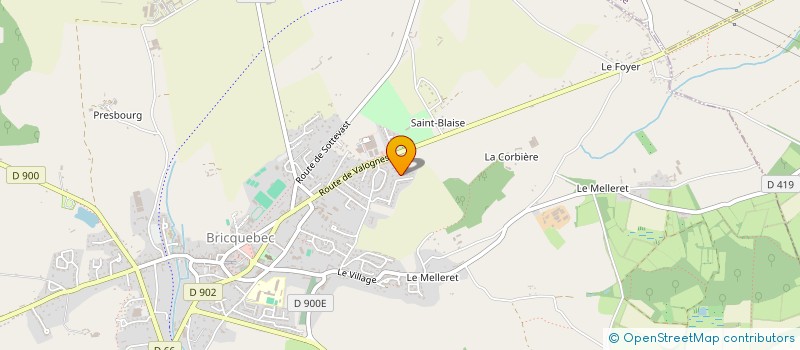 localisation de l'entreprise MADAME KATTY LETORDS  BRICQUEBEC-EN-COTENTIN