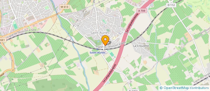 localisation de l'entreprise MADAME KATY ARNAUD  SAINT-AUNES