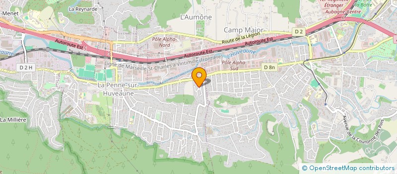 localisation de l'entreprise MADAME KATY ASSANTE DELLO LECCESE  LA PENNE-SUR-HUVEAUNE