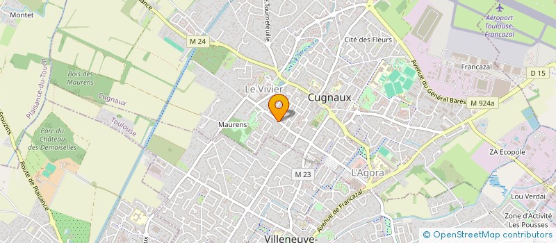 localisation de l'entreprise MADAME KATY AUGEY  CUGNAUX