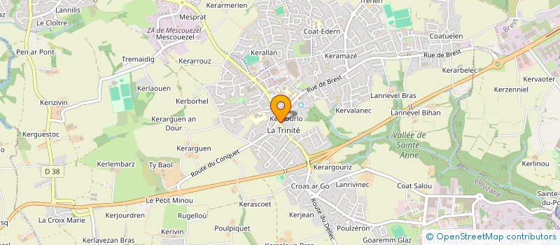 localisation de l'entreprise MADAME KATY BARON  PLOUZANE