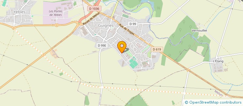 localisation de l'entreprise MADAME KATY CAROUGET  GUIGNES