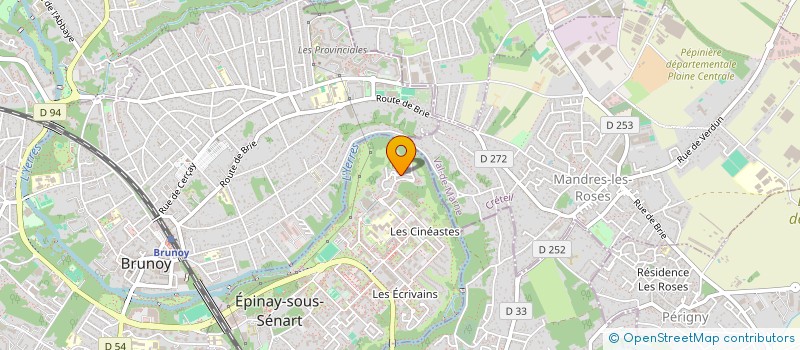 localisation de l'entreprise MADAME KATY CASIMIR  EPINAY-SOUS-SENART