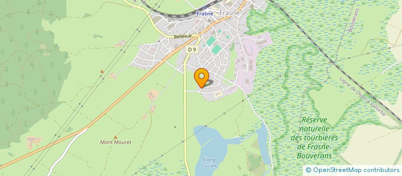 localisation de l'entreprise MADAME KATY CHABOD  FRASNE