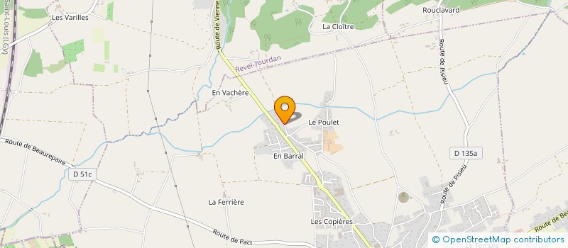 localisation de l'entreprise MADAME KATY CHAVOUTIER à BEAUREPAIRE