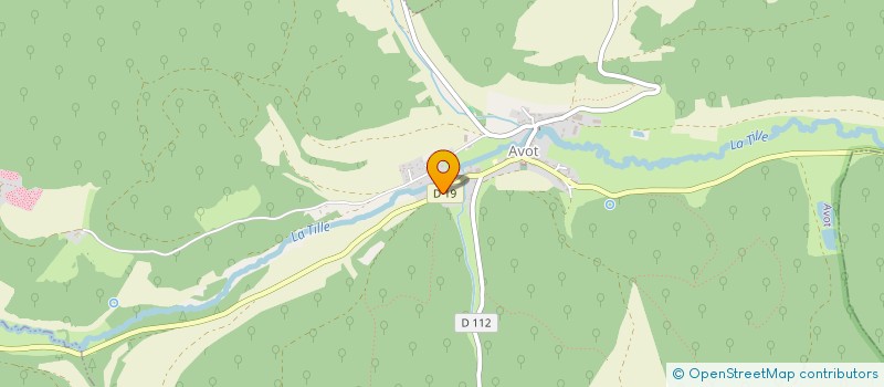 localisation de l'entreprise MADAME KATY DEVAUD  AVOT