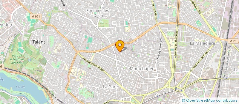 localisation de l'entreprise MADAME KATY DOS SANTOS  FONTAINE-LES-DIJON