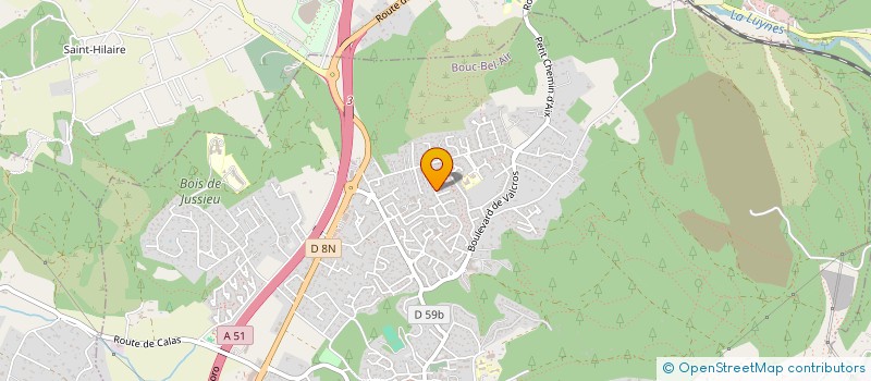 localisation de l'entreprise MADAME KATY FORESTIER à BOUC-BEL-AIR