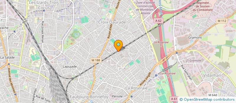 localisation de l'entreprise MADAME KATY FOURCASSA à TOULOUSE
