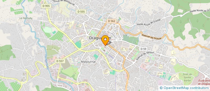 localisation de l'entreprise MADAME KATY GEORGELIN  DRAGUIGNAN