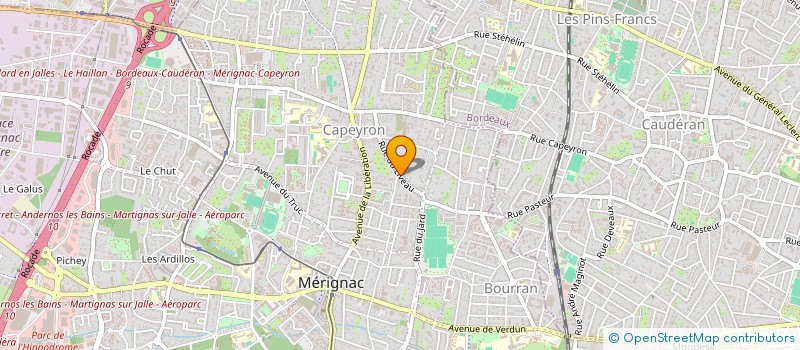 localisation de l'entreprise MADAME KATY HENG  MERIGNAC