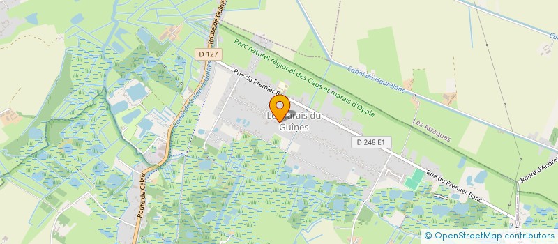 localisation de l'entreprise MADAME KATY LANGLOIS  GUINES