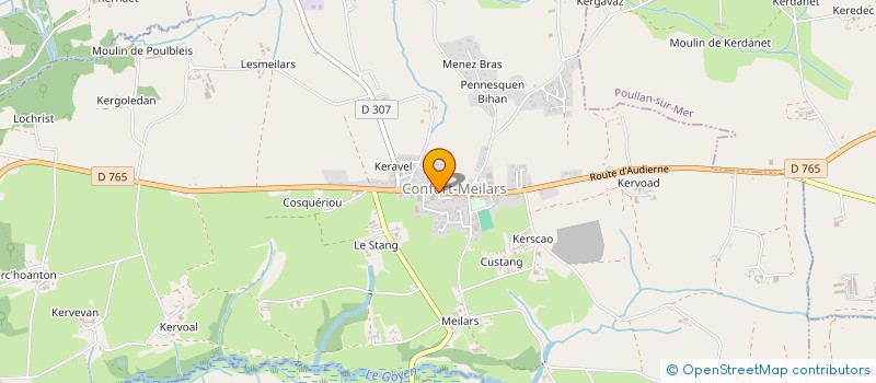 localisation de l'entreprise MADAME KATY LE GUEN  CONFORT-MEILARS