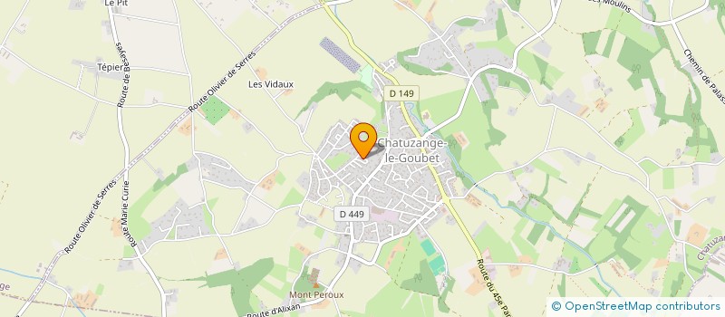 localisation de l'entreprise MADAME KATY LEBALLEUR  CHATUZANGE-LE-GOUBET