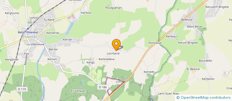 localisation de l'entreprise MADAME KATY LECUYER  PLUMERGAT