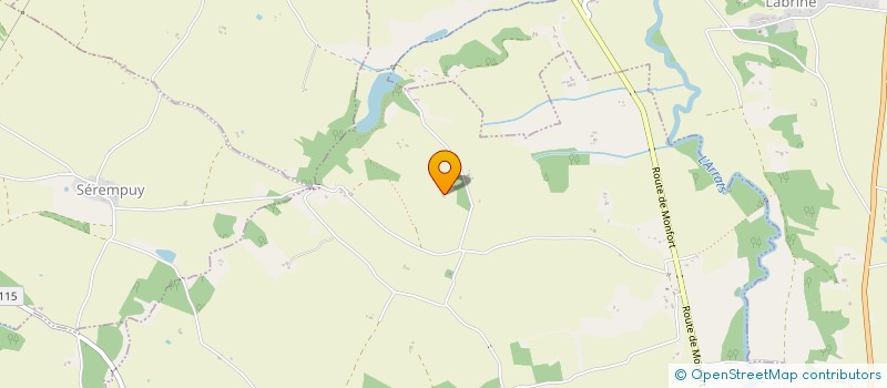 localisation de l'entreprise MADAME KATY LEWANDOSKI  SAINTE-GEMME