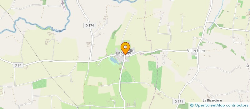 localisation de l'entreprise MADAME KATY LONGSTAFF  LAPENTY