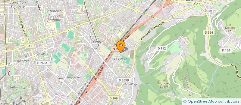 localisation de l'entreprise MADAME KATY MAGNASCO à SAINT-MARTIN-D'HERES