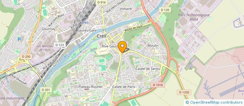 localisation de l'entreprise MADAME KATY MESMACQUE  CREIL