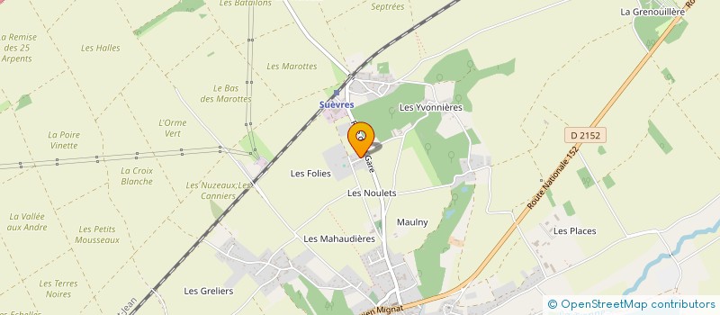 localisation de l'entreprise MADAME KATY NADOT  SUEVRES