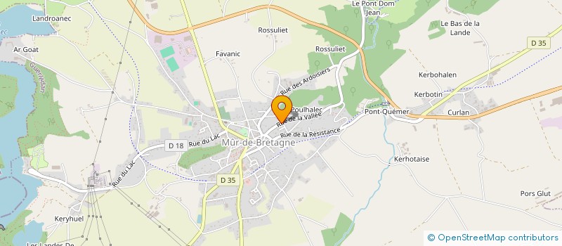 localisation de l'entreprise MADAME KATY NAULLEAU  GUERLEDAN