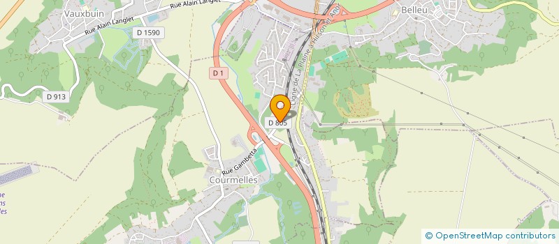 localisation de l'entreprise MADAME KATY PFISTER  COURMELLES