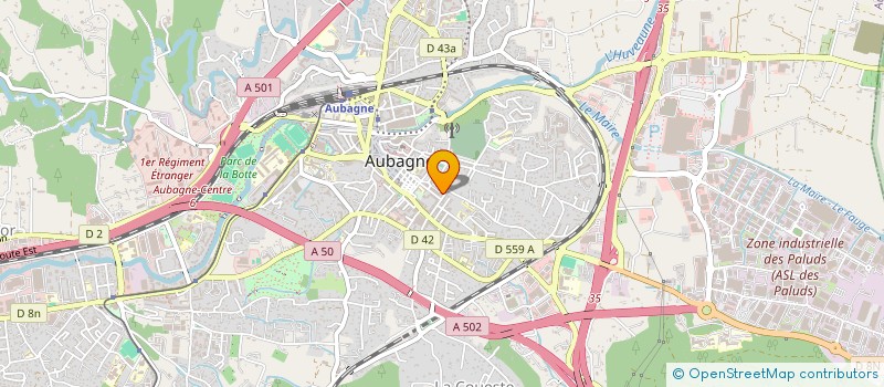 localisation de l'entreprise MADAME KATY PIRIOU  AUBAGNE