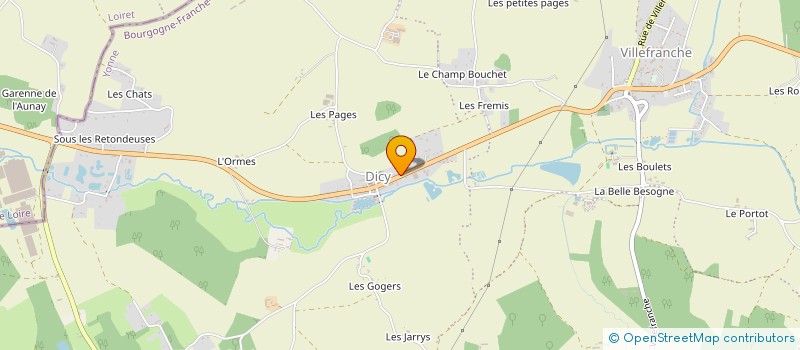 localisation de l'entreprise MADAME KATY RAYON à CHARNY OREE DE PUISAYE