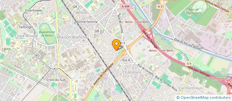 localisation de l'entreprise MADAME KATY SCHROEDT  REIMS