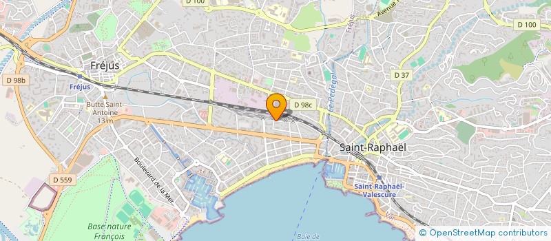 localisation de l'entreprise MADAME KATY SPERANDIO à FREJUS