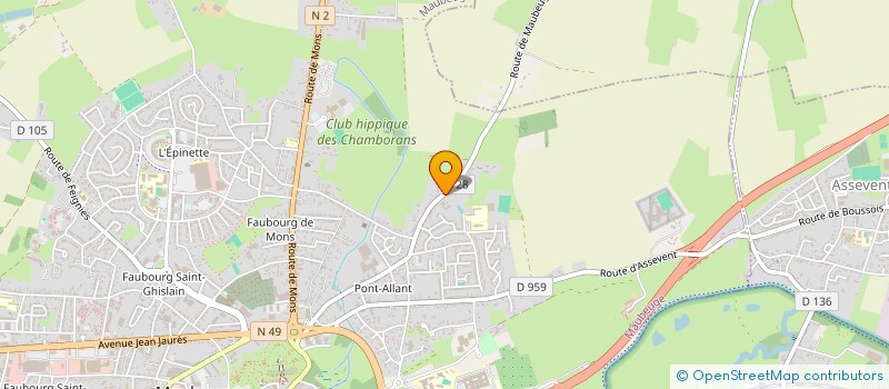 localisation de l'entreprise MADAME KATY TEMPLIER  MAUBEUGE