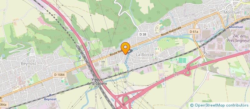 localisation de l'entreprise MADAME KATY ZAMOUN  LA BOISSE