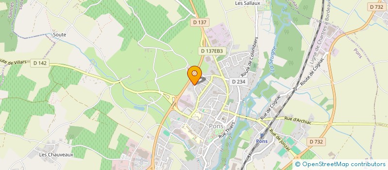 localisation de l'entreprise MADAME KATYA BULEVA à PONS