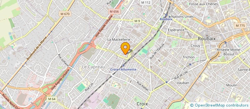 localisation de l'entreprise MADAME KATYA DEHAUDT  ROUBAIX