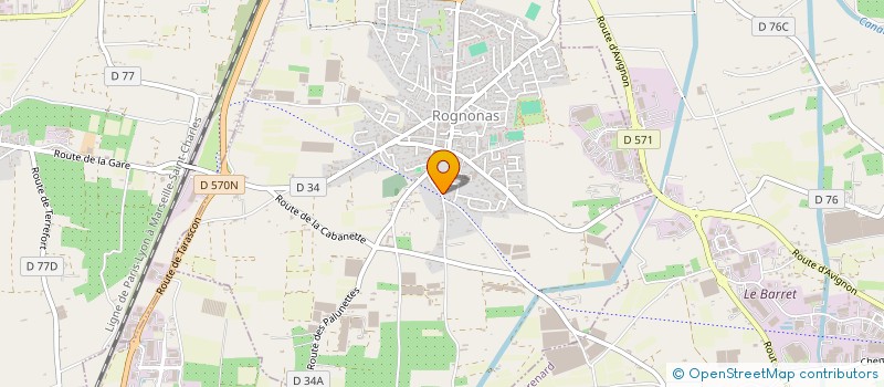 localisation de l'entreprise MADAME KATYA PACHECO  ROGNONAS