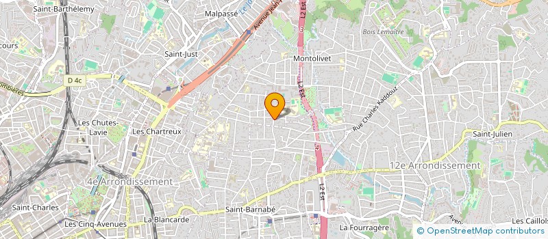 localisation de l'entreprise MADAME KATYLINE MILLON à MARSEILLE